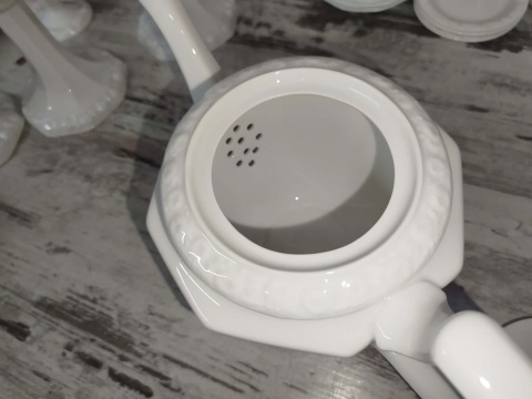 duży dzbanek do herbaty Rosenthal Biała Maria,sitko