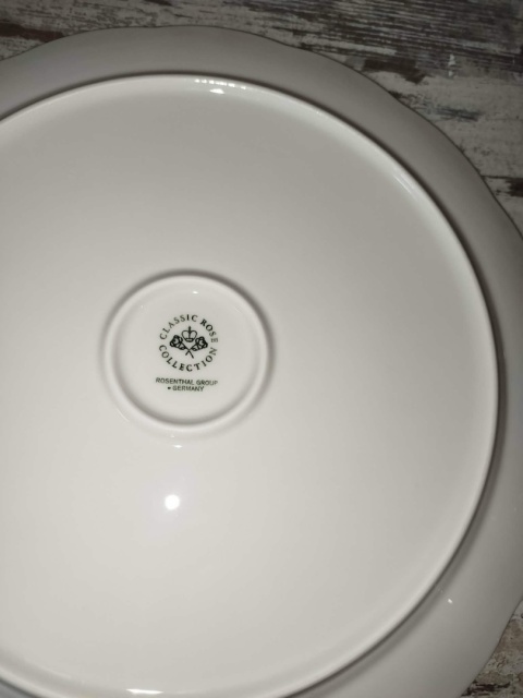 duży talerz patera Rosenthal Monbijou Grune Ranke śred. 31,5 cm