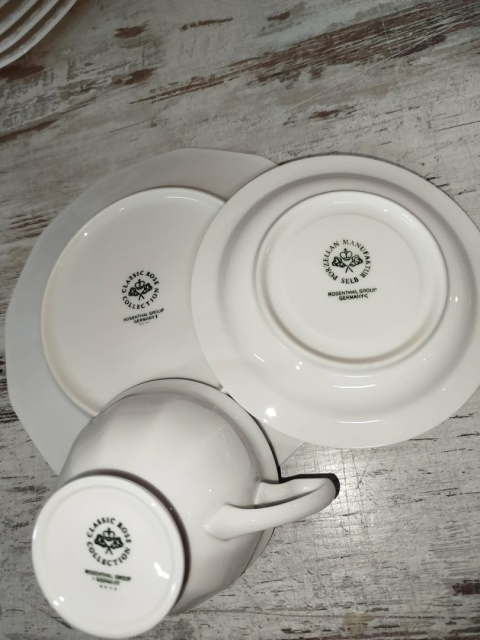 filiżanka- zestaw Rosenthal Biała Maria