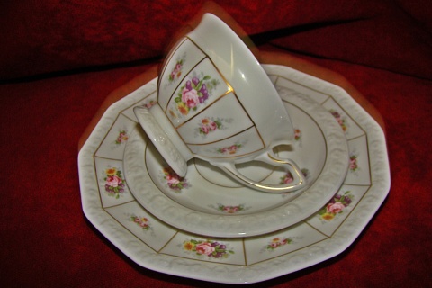 filiżanka - zestaw Rosenthal Maria Poesie JAK NOWE