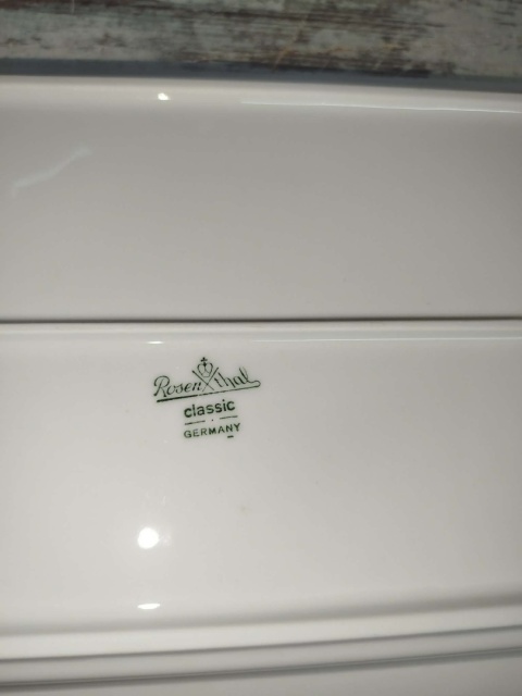 patera królewska Rosenthal Biała Maria 36/16 cm