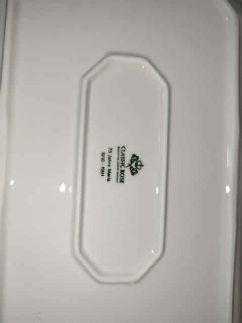 półmisek Rosenthal Biała Maria 38,5/23,5 cm,JAK NOWY