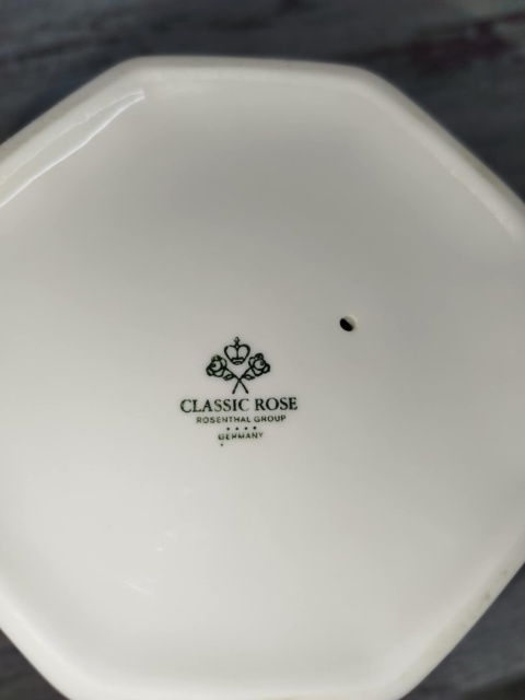 świecznik Rosenthal Biała Maria wys. 17 cm