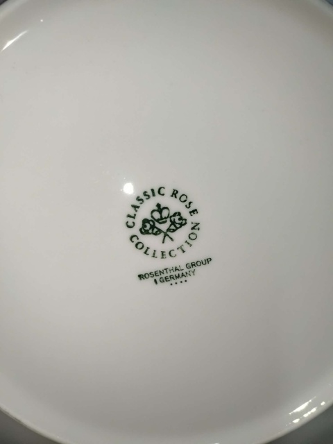 talerz płaski Rosenthal Biala Maria