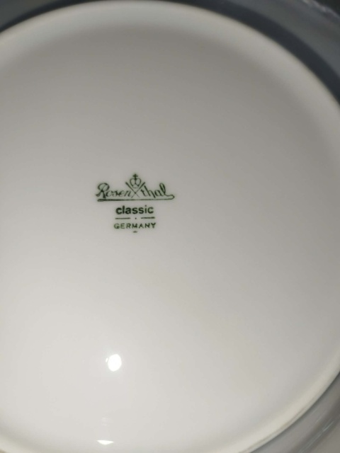 talerz płaski Rosenthal Biala Maria