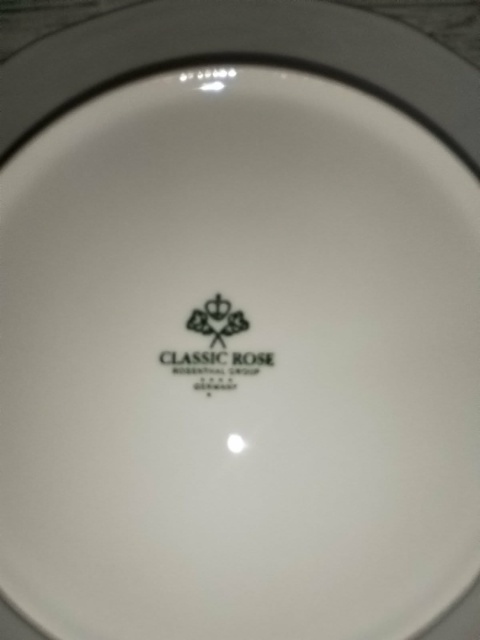 talerz śniadaniowy Rosenthal Biała Maria śred. 20 cm