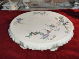 tortownica Rosenthal Biała Maria w kwiaty