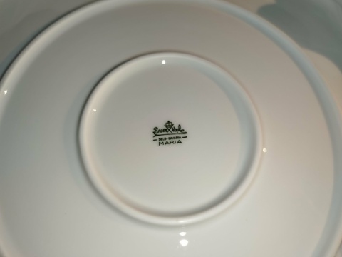 tortownica Rosenthal Biała Maria w kwiaty