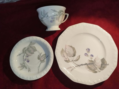 zestaw śniadaniowy Rosenthal Maria Jeżyna-duża filiżanka