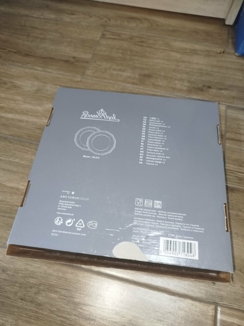 2x talerz Rosenthal Biała Maria NOWY, śred . po przekatnej 28 cm