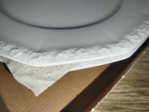 2x talerz Rosenthal Biała Maria NOWY, śred . po przekatnej 28 cm