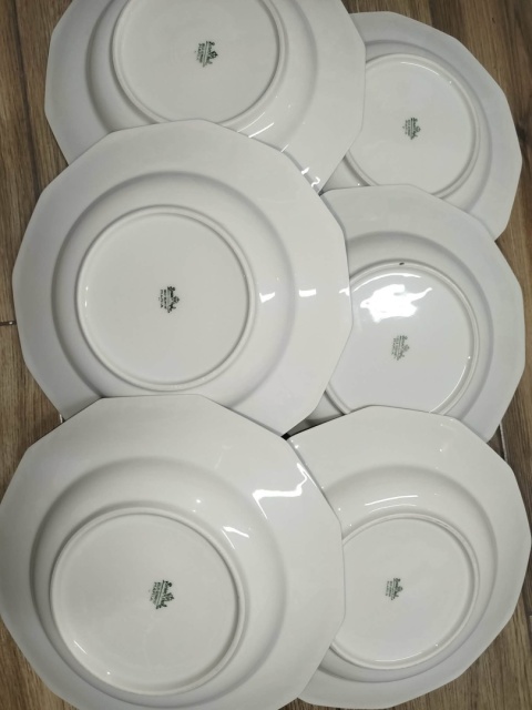 6X talerz głęb. Rosenthal Biała Maria