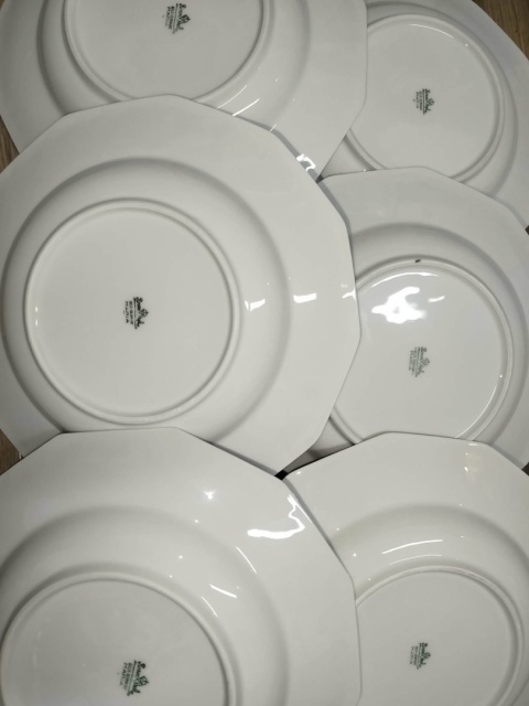 6X talerz głęb. Rosenthal Biała Maria
