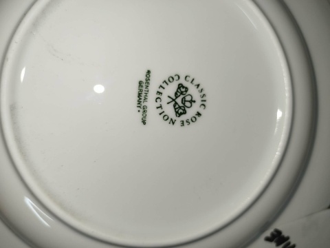 6x talerz głęboki Rosenthal Monbijou Grune Ranke