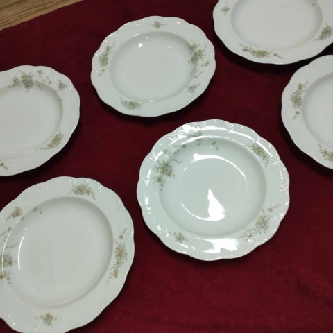 6x talerz głęboki Rosenthal Monbijou Grune Ranke