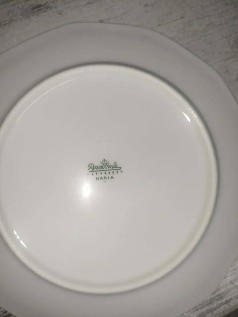 6x talerz śniad. Rosenthal Biała Maria śr.20 cm