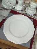 NOWY podtalerz, Plazteller,Rosenthal Biała Maria,śred. 31 cm