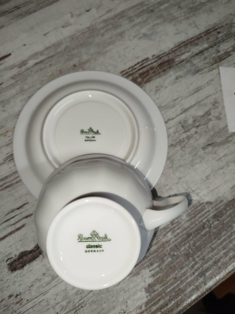 filiżanka z podst. Rosenthal Biała Maria