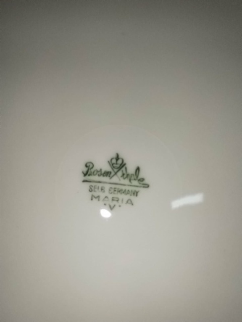 talerz płaski Rosenthal Biala Maria