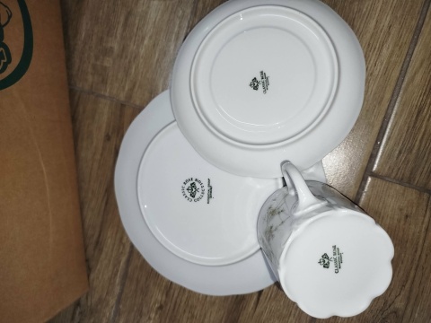 zestaw- filiżanka Rosenthal Monbijou Grune Ranke