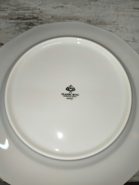 6x talerz płaski Rosenthal Biała Maria 28 cm