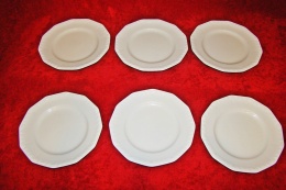 6x talerz śniad. Rosenthal Biała Maria śr.20 cm JAK NOWE