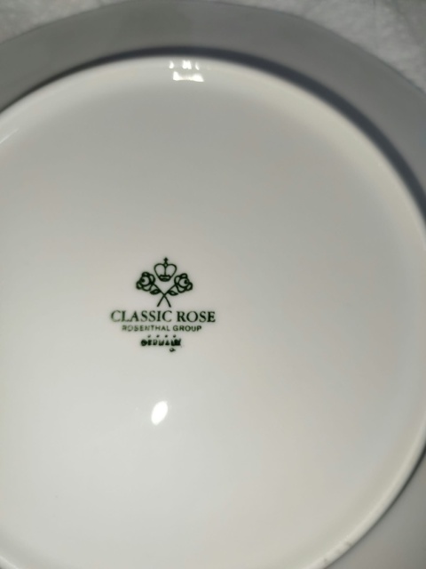 6x talerz śniad. Rosenthal Biała Maria śr.20 cm