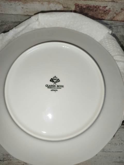 talerz śniadaniowy Rosenthal Biała Maria śred. 20 cm